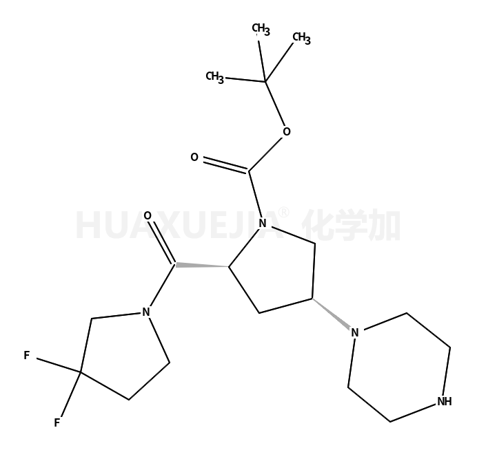 (2S,4S)-1-Boc-2-(3,3-difluoropyrrolidine-1-carbonyl)-4-(1-piperazinyl)pyrrolidine
