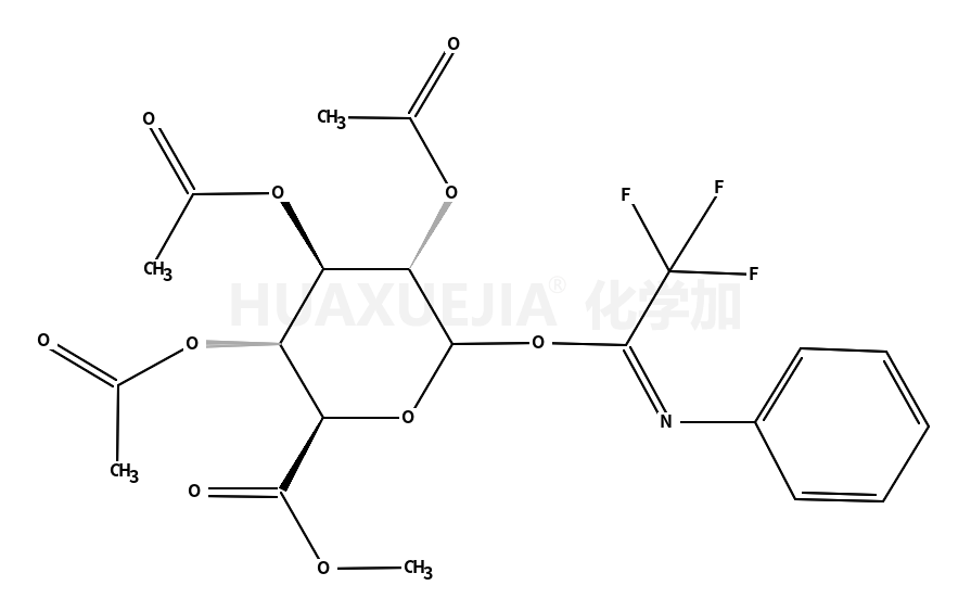 methyl (2S,3S,4S,5R)-3,4,5-triacetyloxy-6-[N-phenyl-C-(trifluoromethyl)carbonimidoyl]oxyoxane-2-carboxylate