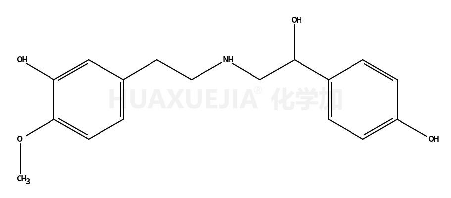 5-(2-((2-hydroxy-2-(4-hydroxyphenyl)ethyl)amino)ethyl)-2-methoxyphenol