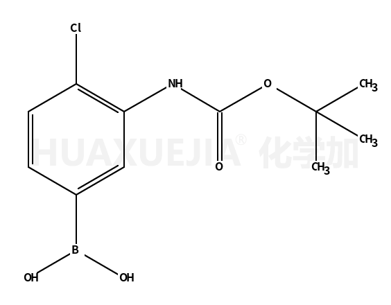 3-BOC-氨基-4-氯苯基硼酸