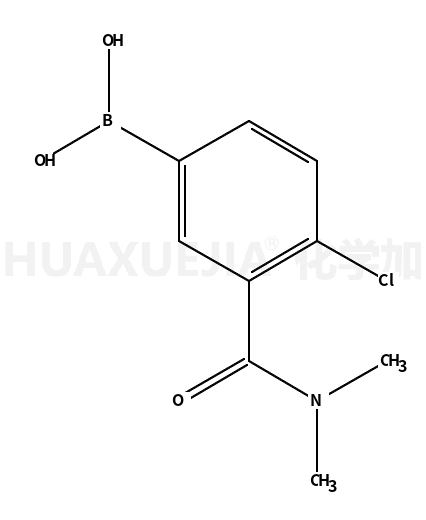 4-氯-3-(二甲基甲酰氨)苯基硼酸