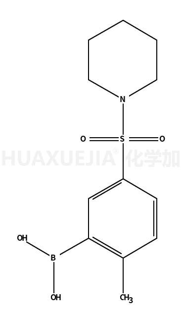 2-甲基-5-(哌啶-1-基磺酰)苯基硼酸