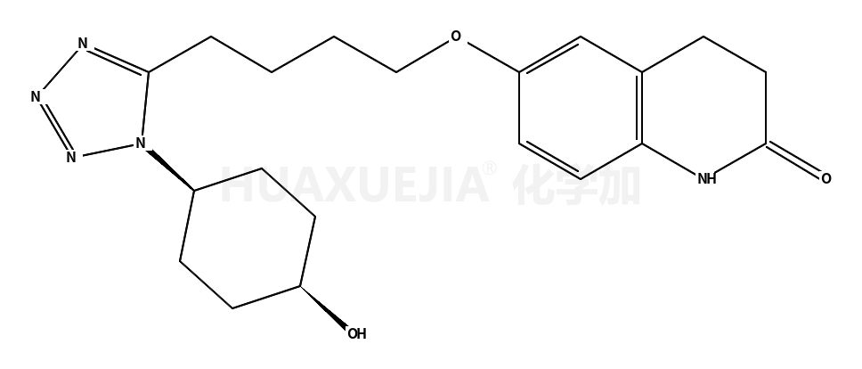 OPC-13217 (CIS): 3,4-DIHYDRO-6-[4-[1-(TRANS-4-HYDROXYCYCLOHEXYL)-1H-TETRAZOL-5-YL]BUTOXY]-2-(1H)-QUINOLINONE