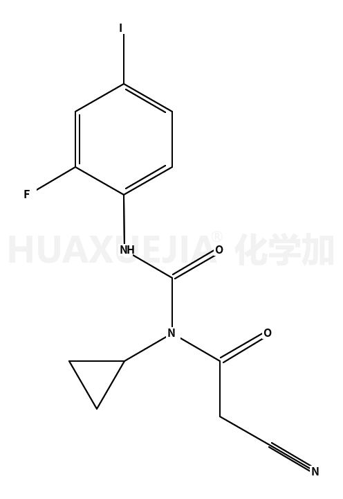 2-氰基-N-环丙基-N-[[(2-氟-4-碘苯基)氨基]羰基]乙酰胺