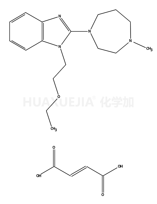 1-(2-乙氧基乙基)-2-(4-甲基-1-哌嗪基)苯并咪唑富馬酸鹽