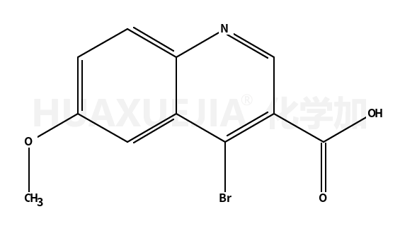 4-溴-6-甲氧基喹啉-3-羧酸