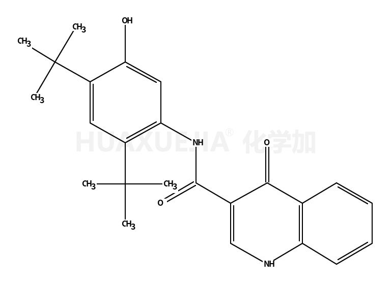 N-(2,4-二叔丁基-5-羟基苯基)-1,4-二氢-4-氧代-3-喹啉甲酰胺