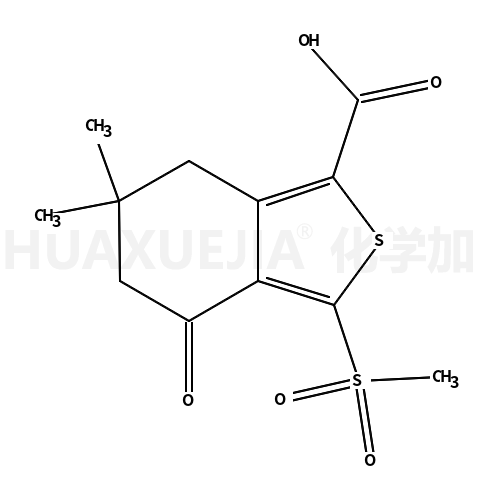 4,5,6,7-四氢-6,6-二甲基-3-(甲基磺酰基)-4-氧代-苯并[c]噻吩-1-羧酸