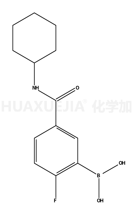 [5-(cyclohexylcarbamoyl)-2-fluoro-phenyl]boronic acid