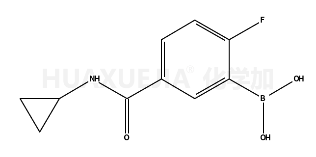 5-(环丙基氨基甲酰)-2-氟苯硼酸
