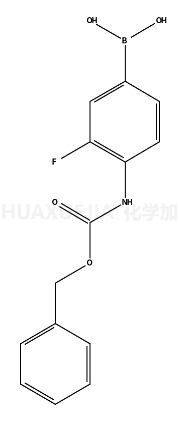 4-苄氧基羰基胺基-3-氟苯硼酸