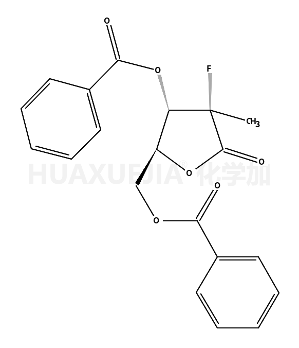 (2R)-2-脱氧-2-氟-2-甲基-D-赤式戊糖酸 γ-内酯 3,5-二苯甲酸酯