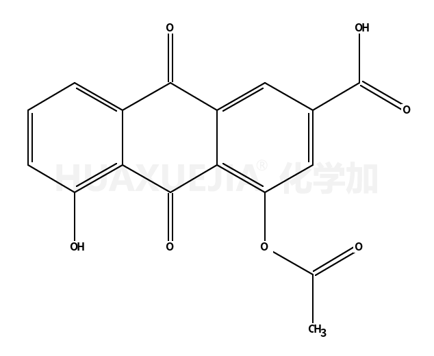 4-acetyloxy-5-hydroxy-9,10-dioxoanthracene-2-carboxylic acid
