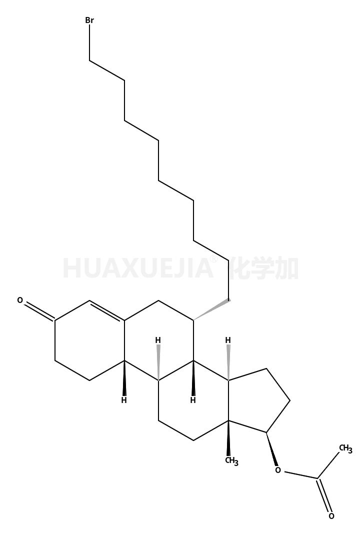 (7a,17b)-17-乙酰基氧基雌甾-4-烯-7-(9-溴壬基)-3-酮