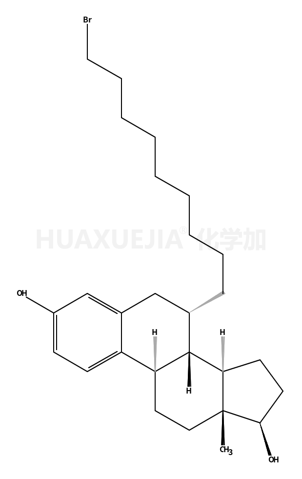 (7A,17B)-7-(9-溴壬基)雌甾-1,3,5(10)-三烯-3,17-二醇 17-醋酸酯