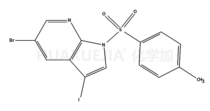 5-溴-3-碘-1-[(4-甲基苯基)磺酰基]-1H-吡咯并[2,3-B]吡啶