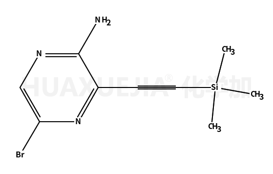 5-溴-3-((三甲基硅基)乙炔)吡嗪-2-胺