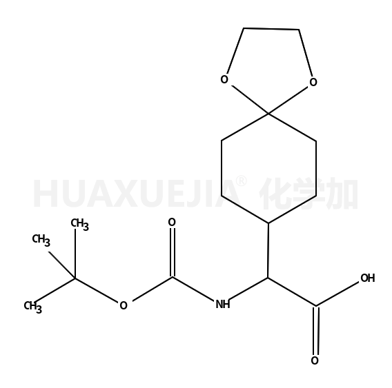 N-Boc-氨基-(1,4-二氧氮螺[4.5]葵-8-基)乙酸
