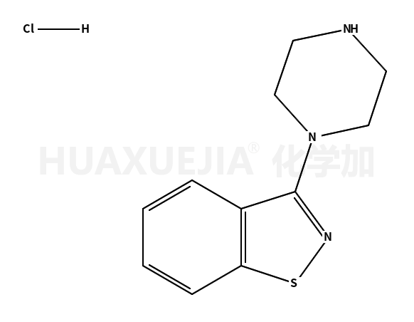 3-(1-哌嗪基)-1,2-苯并异噻唑盐酸盐