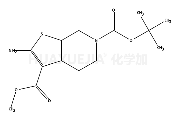 2-氨基-4,7-二氢噻吩并[2,3-C]吡啶-3,6(5H)-二甲酸 6-叔丁酯 3-甲酯
