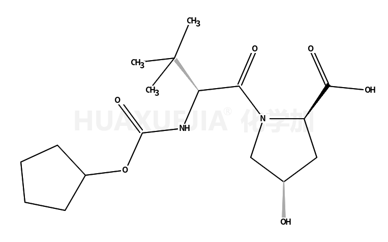 (2S,4R)-1-((S)-2-((Cyclopentyloxy)carbonyl)-3,3-dimethylbutanoyl)-4-hydroxypyrrolidine-2-carboxylic acid
