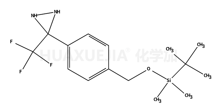 tert-butyl-dimethyl-[[4-[3-(trifluoromethyl)diaziridin-3-yl]phenyl]methoxy]silane