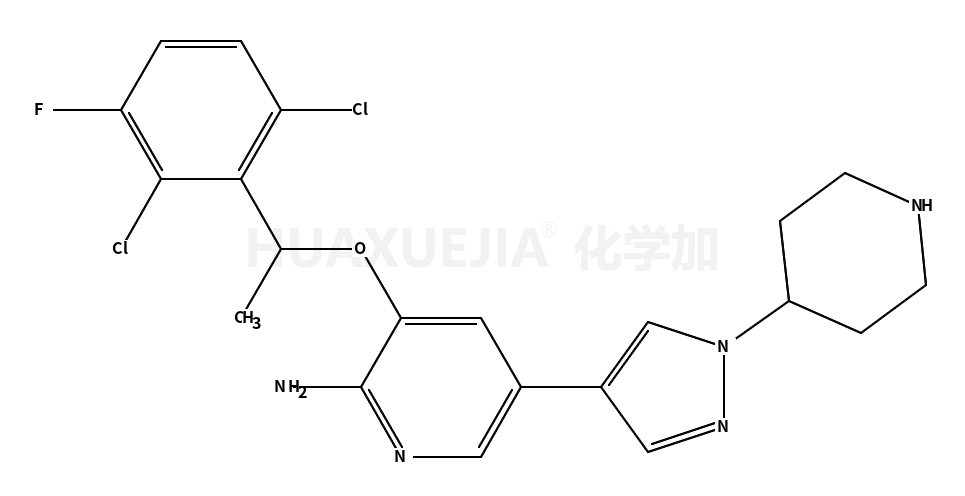 3-[1-(2,6-二氯-5-氟苯基)乙氧基]-5-[1-(4-哌啶)-1H-吡唑-4-基]-2-吡啶胺