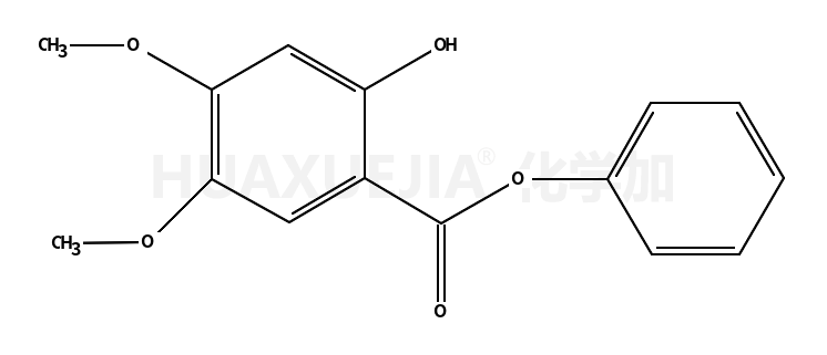 2-羟基-4,5-二甲氧基苯甲酸苯酯