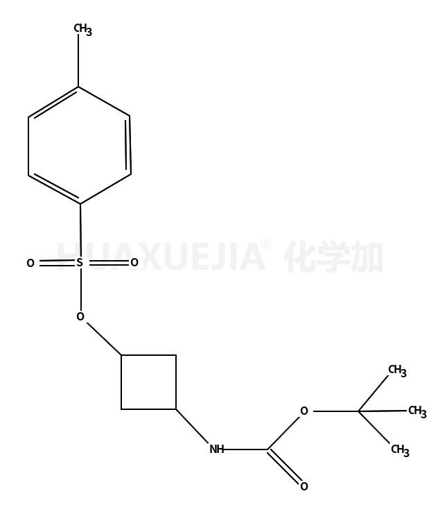 Carbamic acid, N-[3-[[(4-methylphenyl)sulfonyl]oxy]cyclobutyl]-, 1,1-dimethylethyl ester