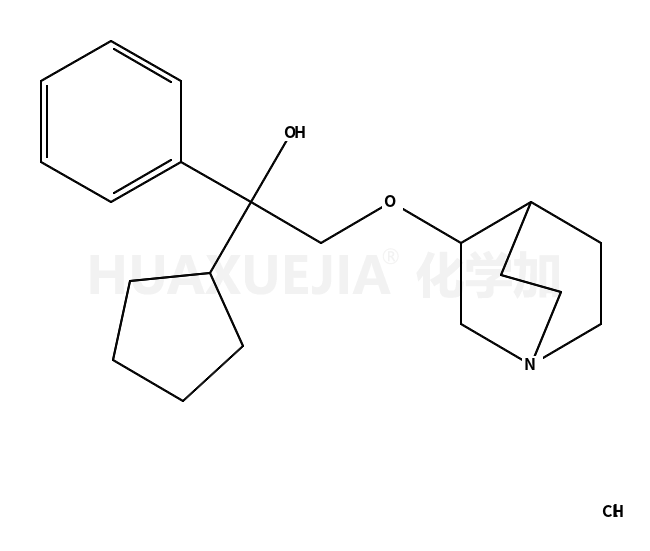 3-(2-苯基-2-环戊基-2-羟基乙氧基)奎宁环