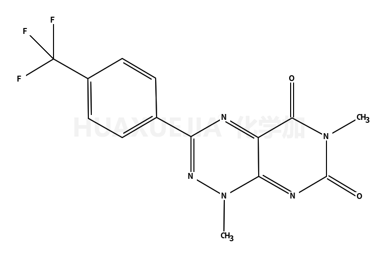 1,6-dimethyl-3-[4-(trifluoromethyl)phenyl]pyrimido[5,4-e][1,2,4]triazine-5,7-dione