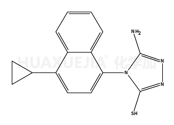 5-氨基-4-(4-环丙基-1-萘)-2,4-二氢-3H-1,2,4-噻唑-3-硫酮