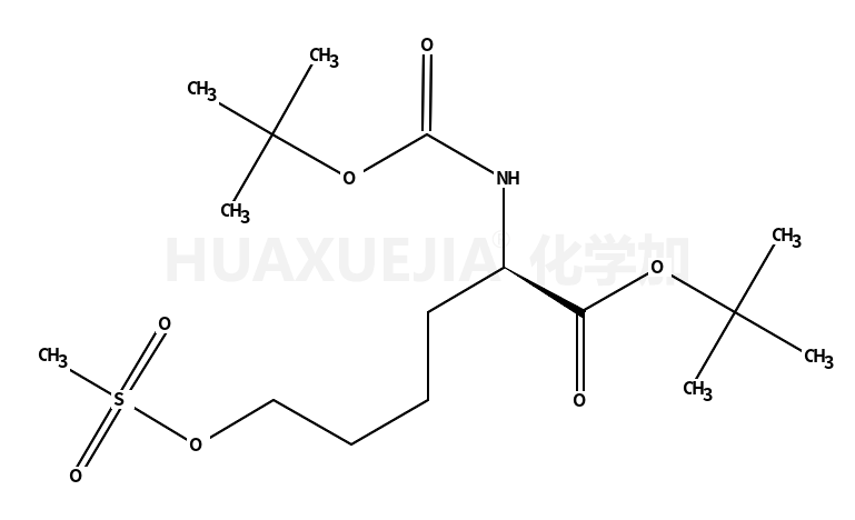 2-(叔丁氧羰基氨基)-6-(甲基磺酰氧基)己酸叔丁酯