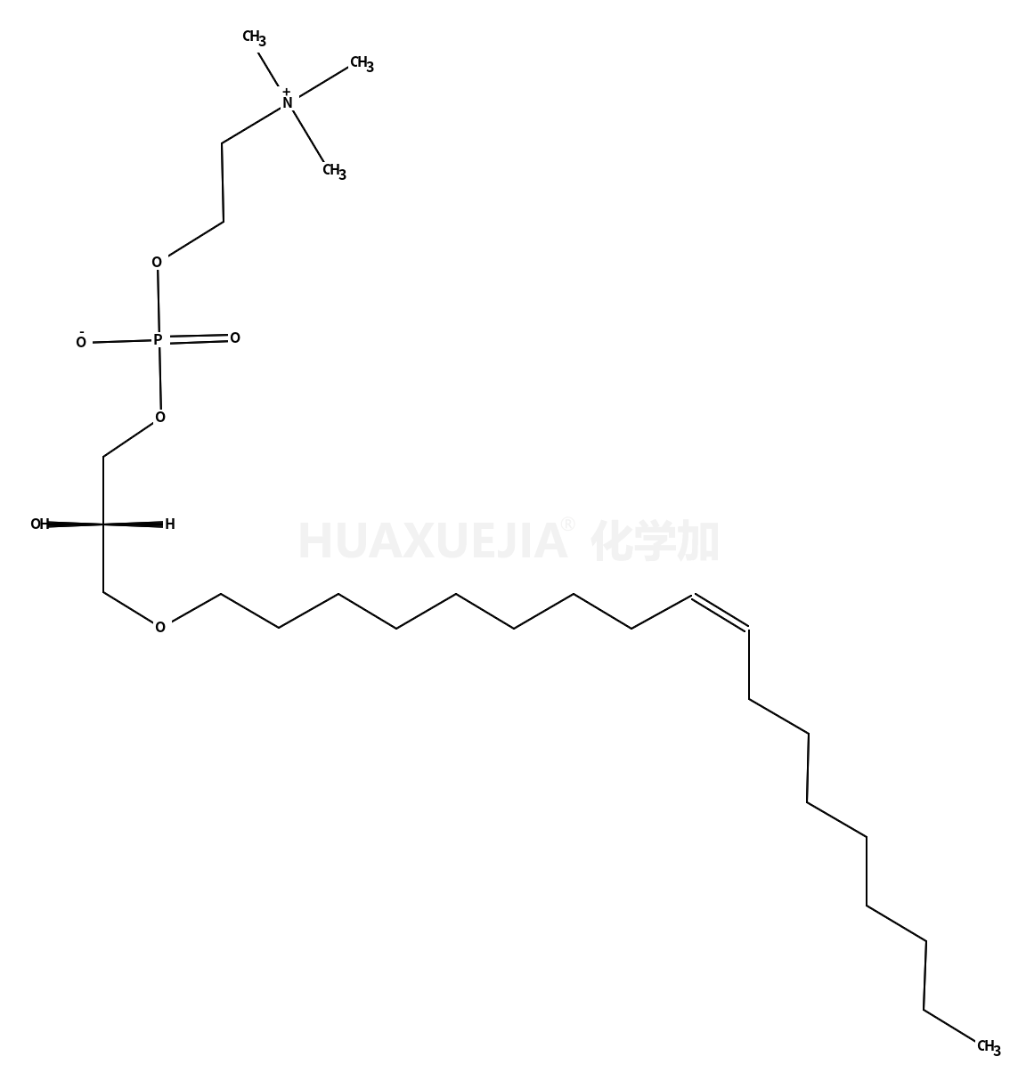 1-O-(9Z)octadecenyl-2-hydroxy-sn-glycero-3-phosphocholine
