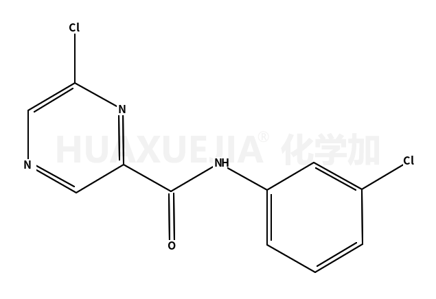 2-Pyrazinecarboxamide, 6-chloro-N-(3-chlorophenyl)