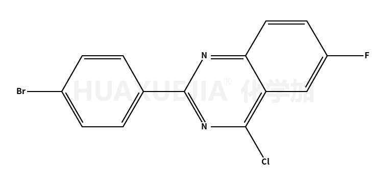 2-(4-溴苯基)-4-氯-6-氟喹唑啉
