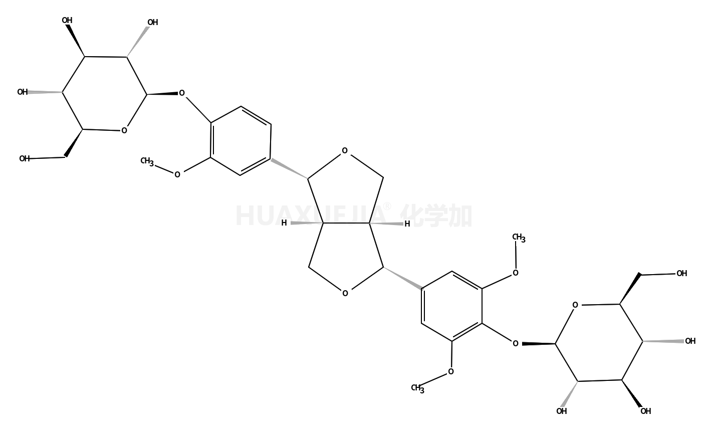 (+)-杜仲树脂酚双葡萄糖苷