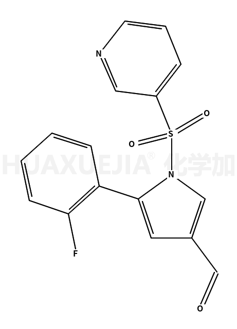 5-(2-氟苯基)-1-[(吡啶-3-基)磺?；鵠-1H-吡咯-3-甲醛