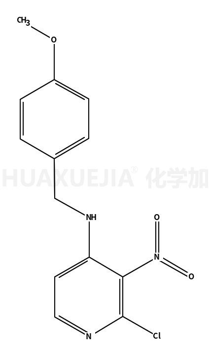 2-氯-N-[(4-甲氧基苯基)甲基]-3-硝基-4-吡啶胺