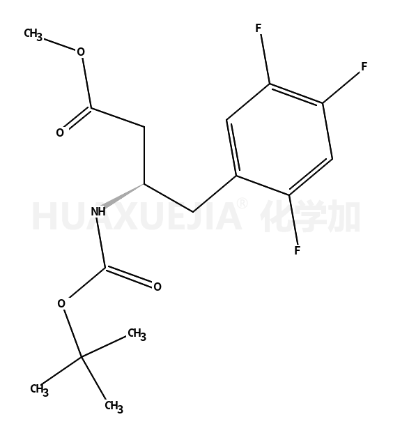 (3R)-N-叔丁氧羰基-3-氨基-4-(2,4,5-三氟苯基)丁酸甲酯