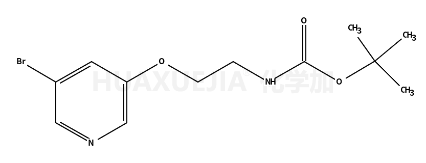 tert-butyl N-[2-(5-bromopyridin-3-yl)oxyethyl]carbamate