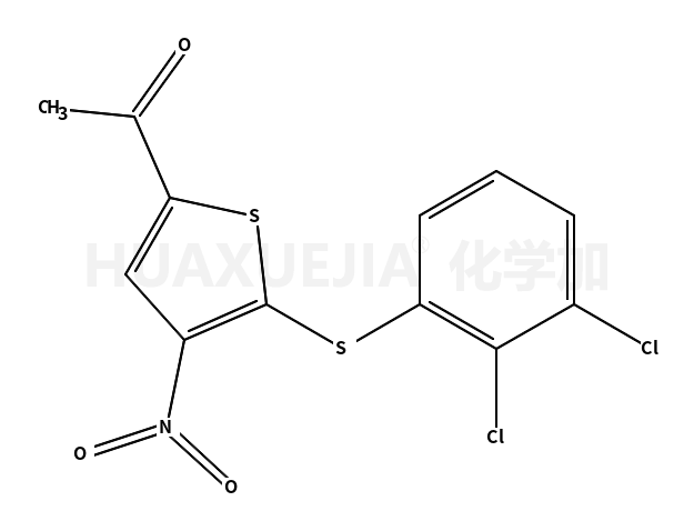 1-[5-[(2,3-二氯苯基)硫基]-4-硝基-2-噻吩基]-乙酮