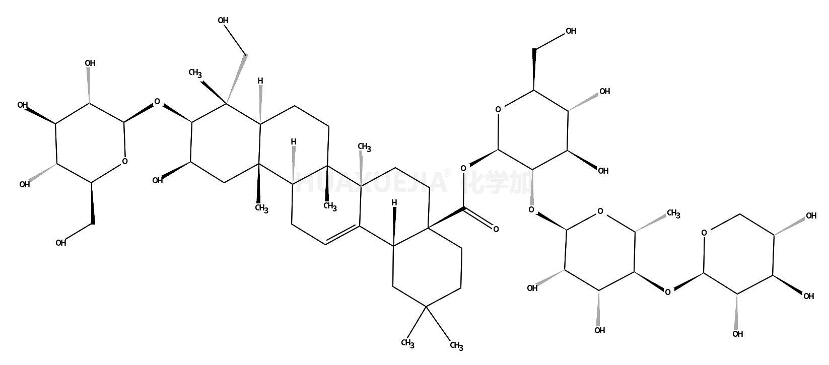 3-O-β-D-galactopyranosylbayogenin 28-O-[β-D-xylopyranosyl-(1->4)-α-L-rhamnopyranosyl-(1->2)-β-D-glucopyranosyl] ester