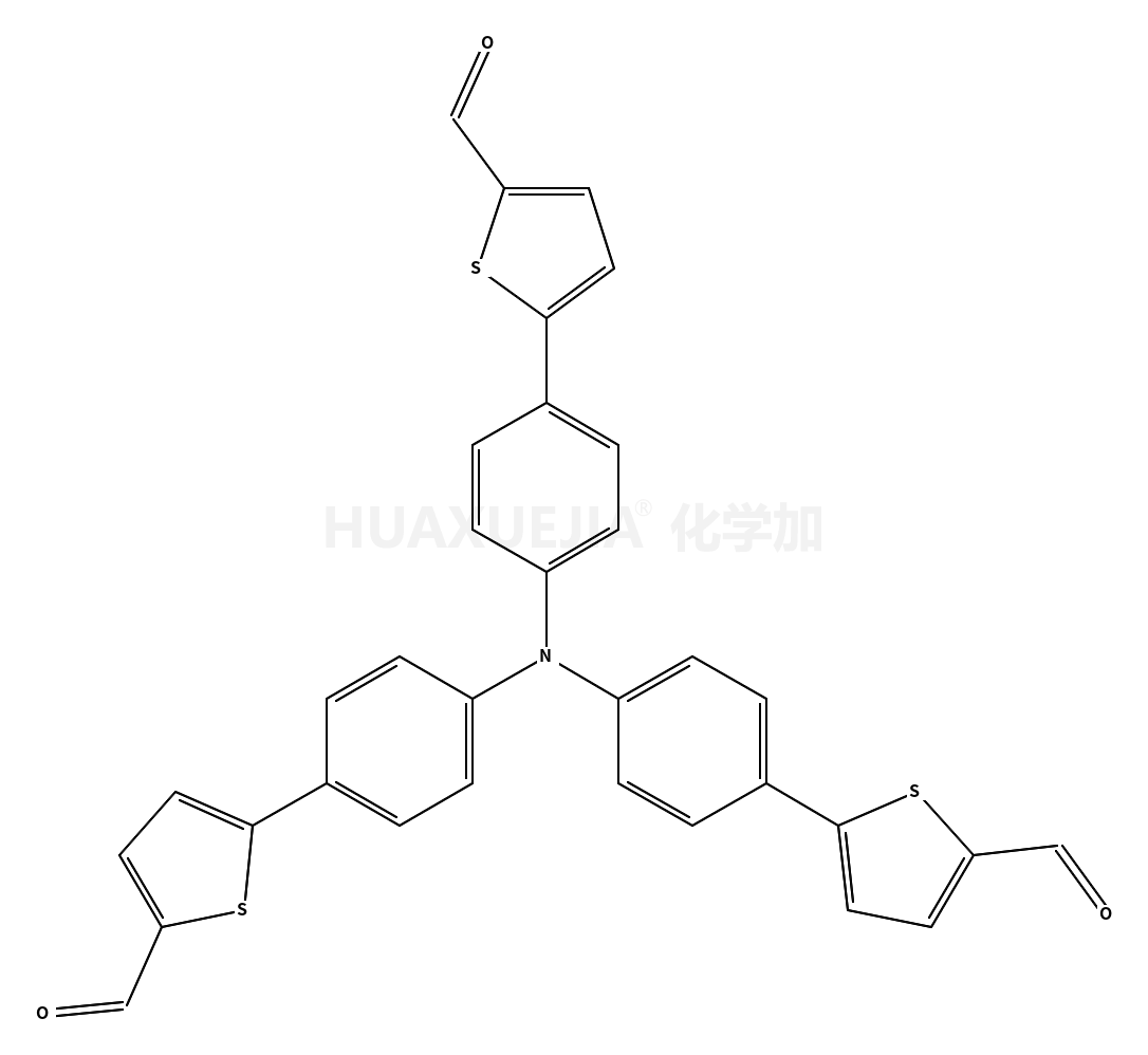 5-[4-[4-(5-formylthiophen-2-yl)-N-[4-(5-formylthiophen-2-yl)phenyl]anilino]phenyl]thiophene-2-carbaldehyde