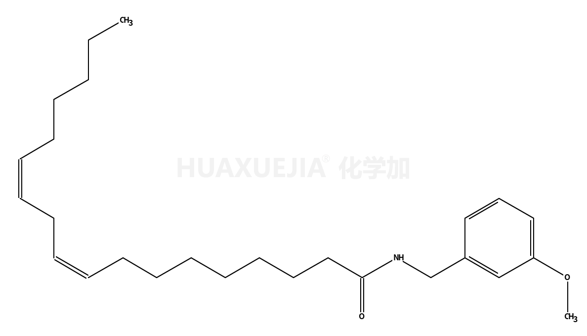 N-（3-甲氧基-苄基）-(9Z,12Z)-十八碳二烯酰胺