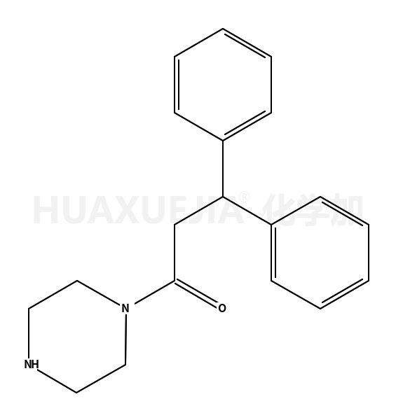3,3-二苯基-1-(哌嗪-1-基)丙烷-1-酮