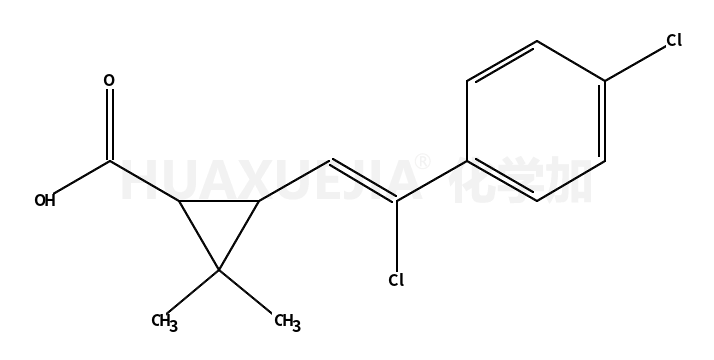 3-[2-氯-2-(4-氯苯基)乙烯]-2,2-二甲基-环丙烷羧酸