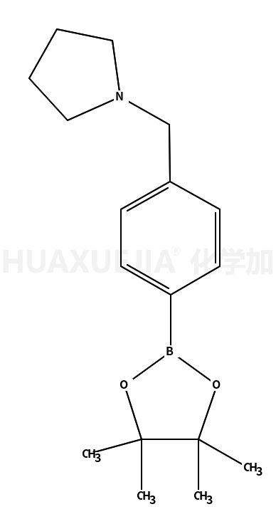 1-{[4-(四甲基-1,3,2-二恶硼烷-2-基)苯基]甲基}吡咯烷