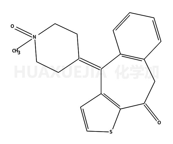 10-(1-methyl-1-oxidopiperidin-1-ium-4-ylidene)-5H-benzo[1,2]cyclohepta[3,4-b]thiophen-4-one