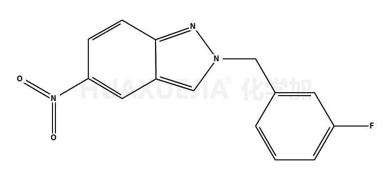 2-[(3-fluorophenyl)methyl]-5-nitro-indazole